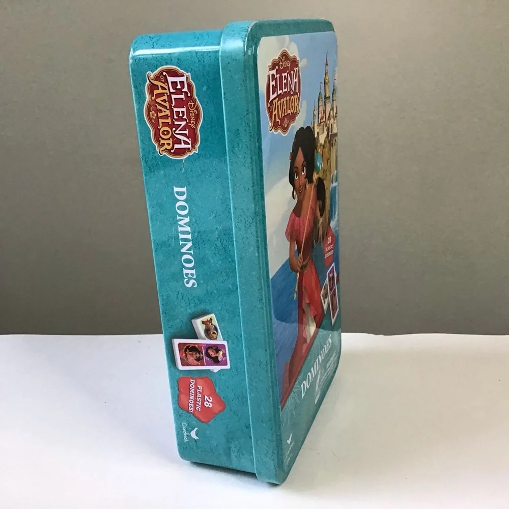 Disney Elena of Avalor Dominoes Game 28 Tiles in Collectible Tin by Cardinal